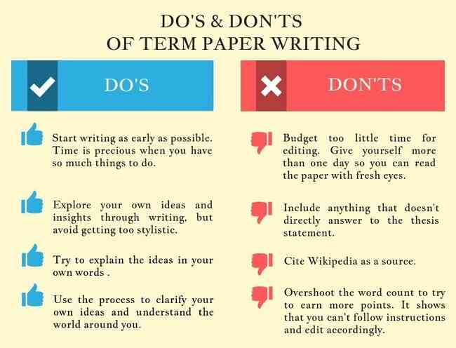 term paper writing tips