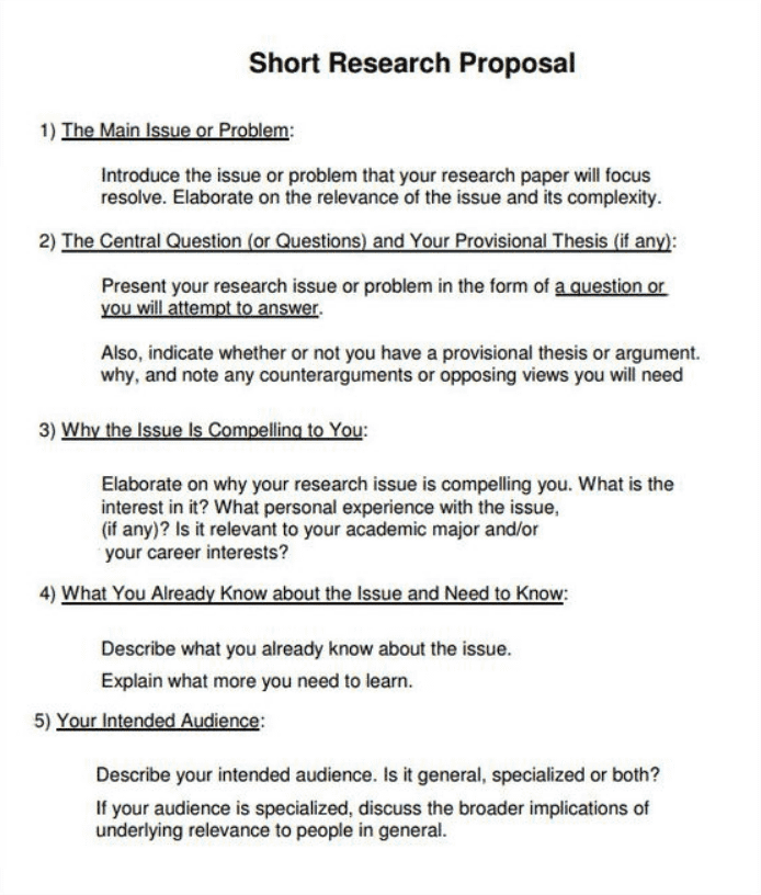 expected outcome research proposal example