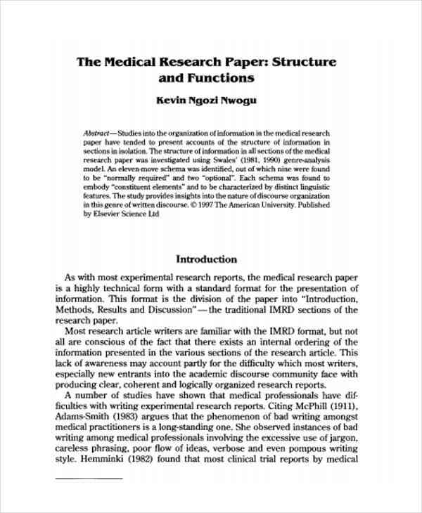 👍 Structure of research paper. Structure of a Research ...