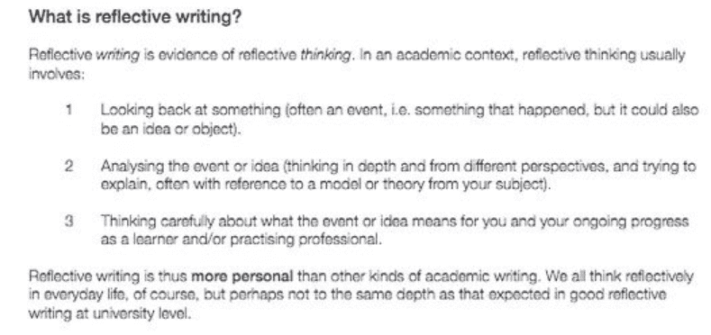 reflection format essay - Neuro Gastronomy